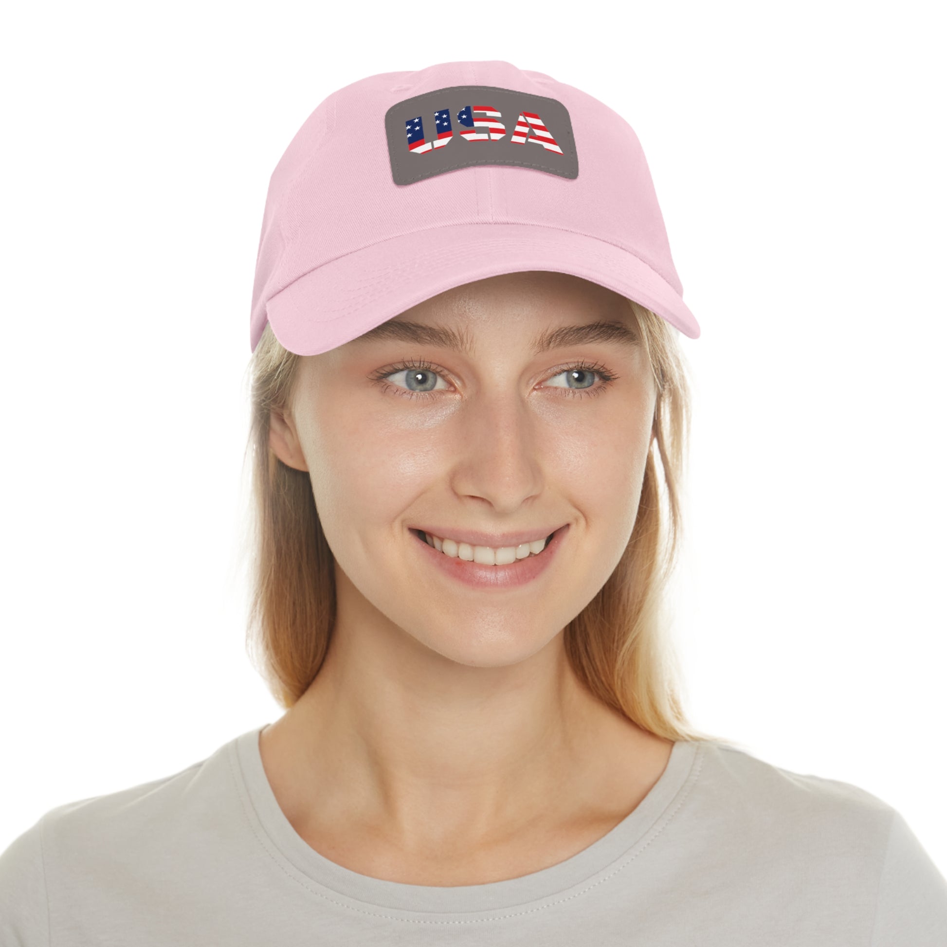 Dad Hat with USA Leather Patch - TRV