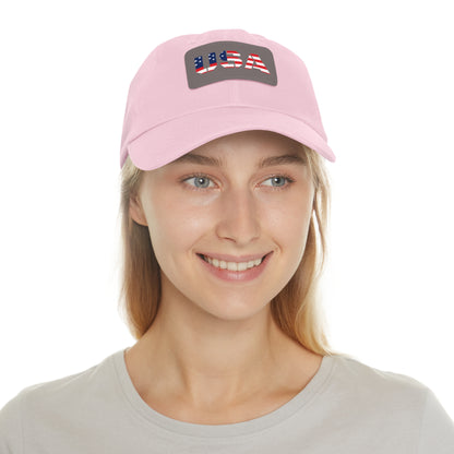 Dad Hat with USA Leather Patch - TRV