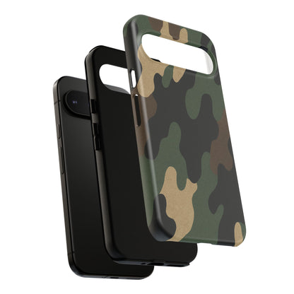 Camouflage Phone Case, Tough Phone Cover, Military Style Accessory, Protective Case for Men, Gifts for Soldiers - TRV