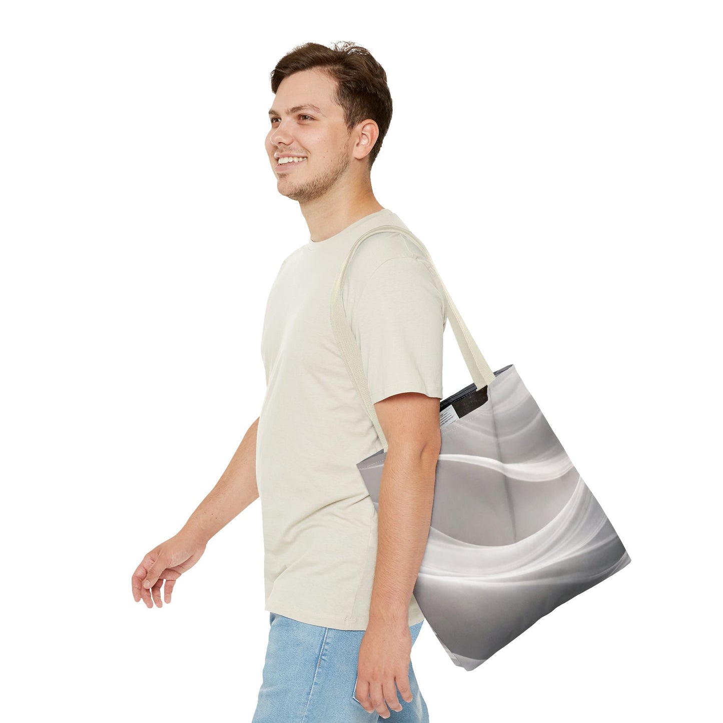 Soft Marble Wave Tote