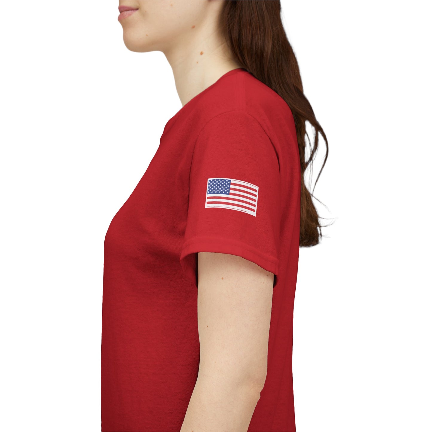 Freedom script tee | T-Shirt, American flag sleeve - TRV