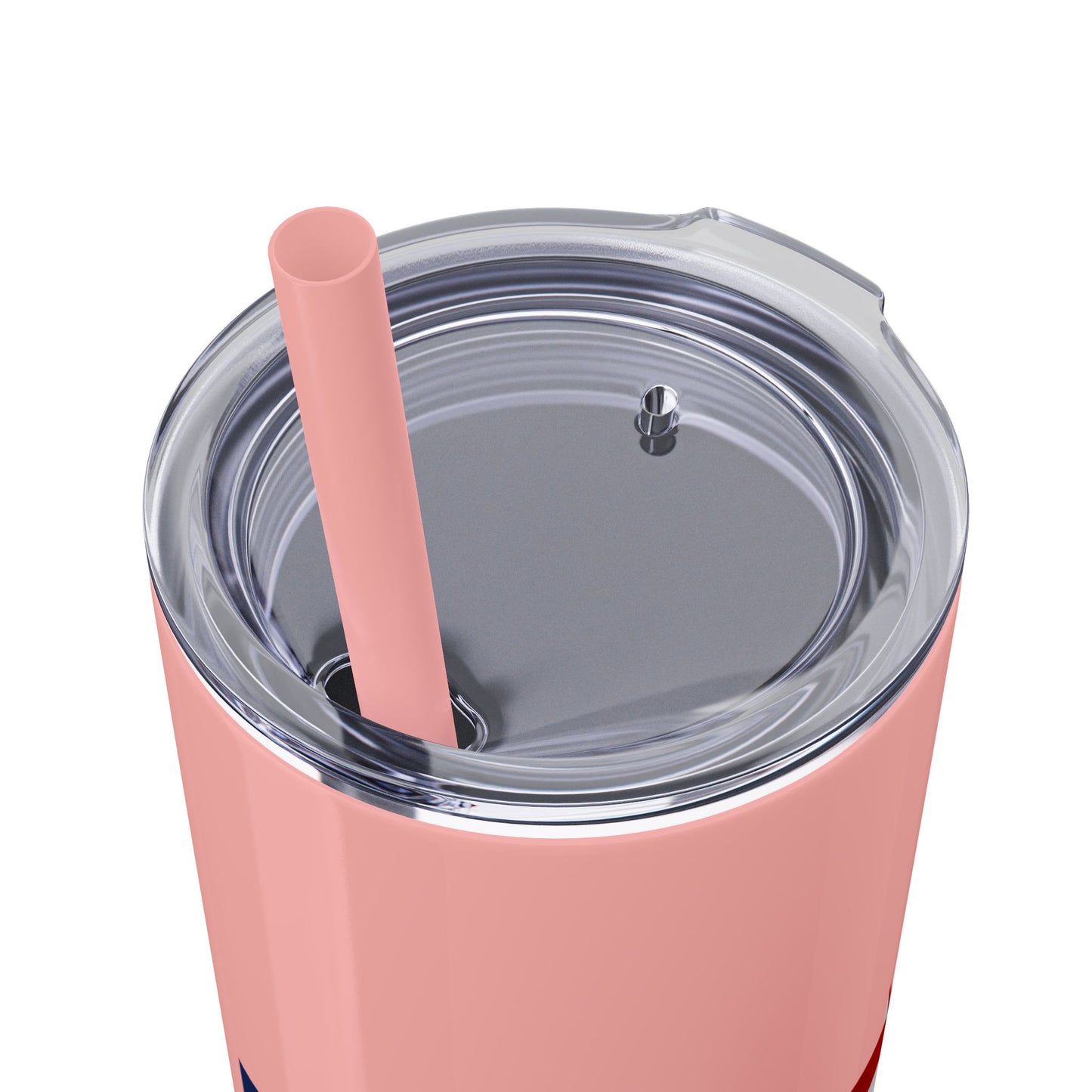 Skinny Tumbler — USA Flag 20oz Straw Tumbler (Patriotic Travel Cup)
