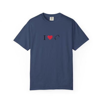 I Love Football T-Shirt - Unisex Cotton Tee, Fun Gift for Friends, Casual Style, Birthday Present, Summer Apparel - TRV