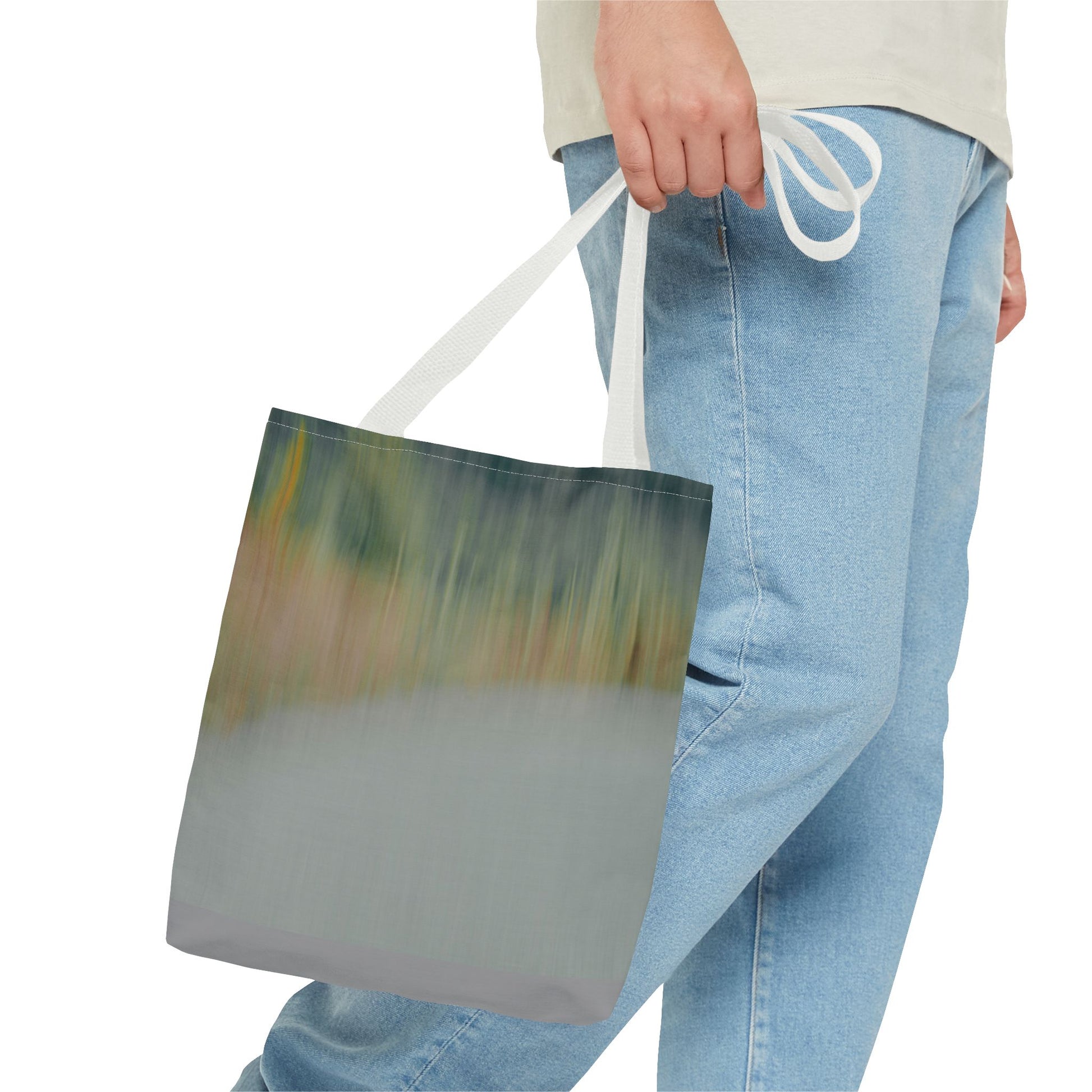 Serene Landscape Tote Bag - Stylish Eco-Friendly Carryall for Everyday Use - TRV