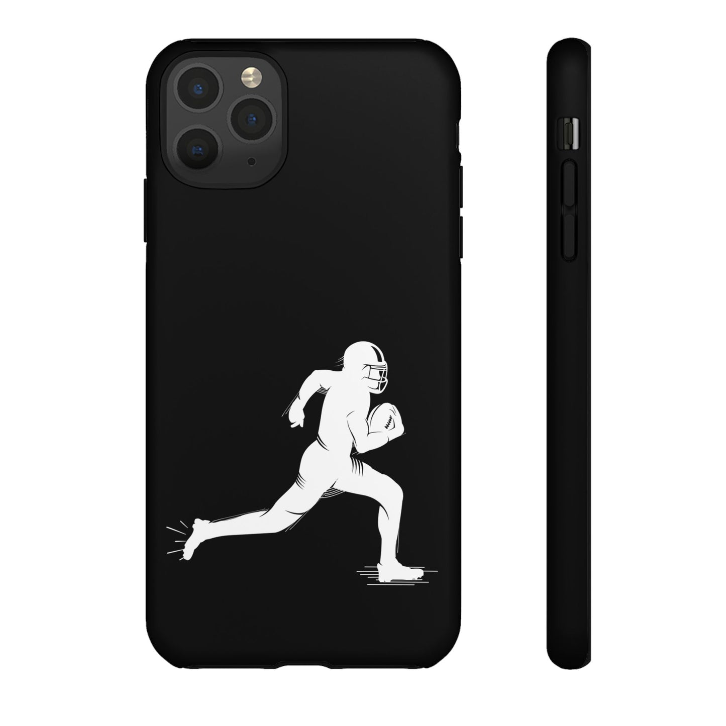 Football Player Phone Case, Tough Cases, Sports Phone Cover, Gift for Athletes, iPhone & Samsung Accessories, Running Player Design - TRV