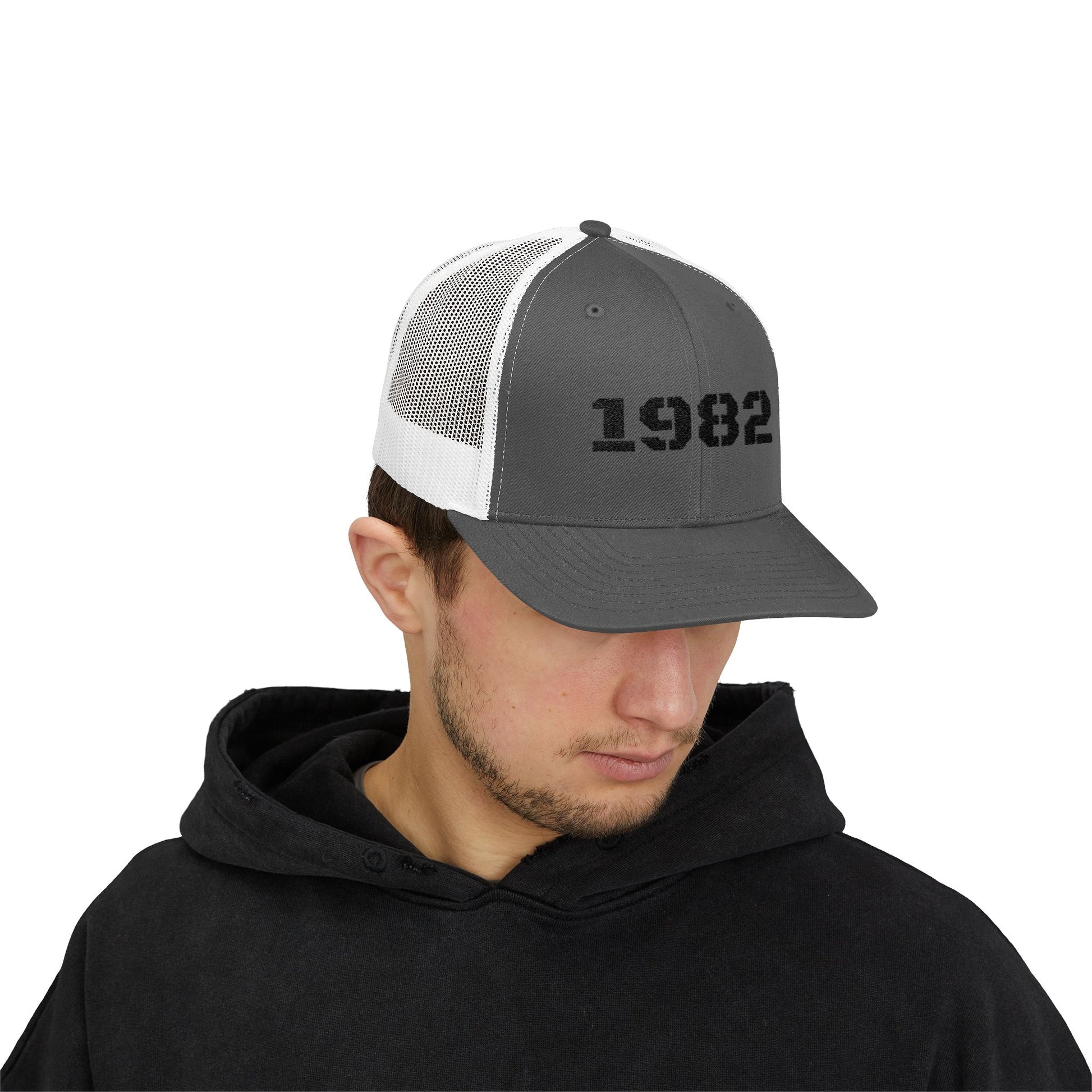 Vintage 1982 Snapback Trucker Cap, Retro Cap, Custom Hat, Gift for Him, Birthday Gift, Dad Hat, Casual Wear - TRV