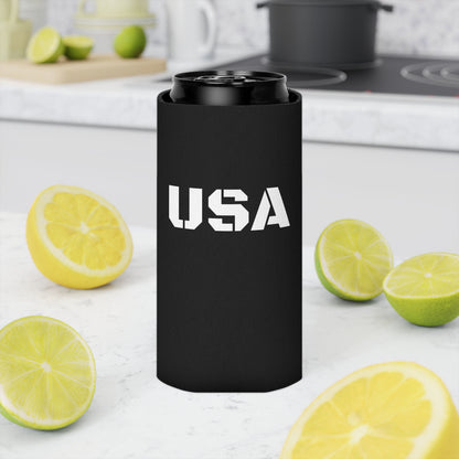 USA Can Cooler - Patriotic Neoprene Drink Koozie