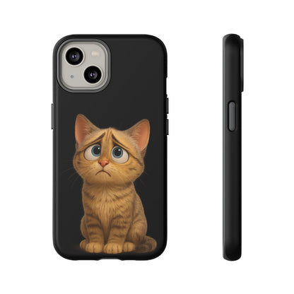Cute Cat Phone Case, Adorable Kitty Cover, Pet Lover Gift, Unique Animal Design, Customizable Mobile Case - TRV