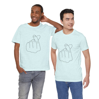 Minimalist Hand Sign Unisex Tee | Casual Everyday Wear | Perfect for Gift Givers