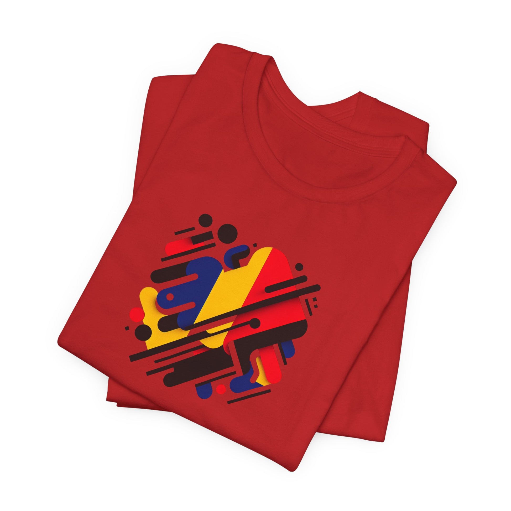 Artistic Heart Unisex Jersey Tee - Vibrant Graphic Tee, Casual Wear, Gift for Art Lovers, Birthday Surprise, Everyday Comfort - TRV