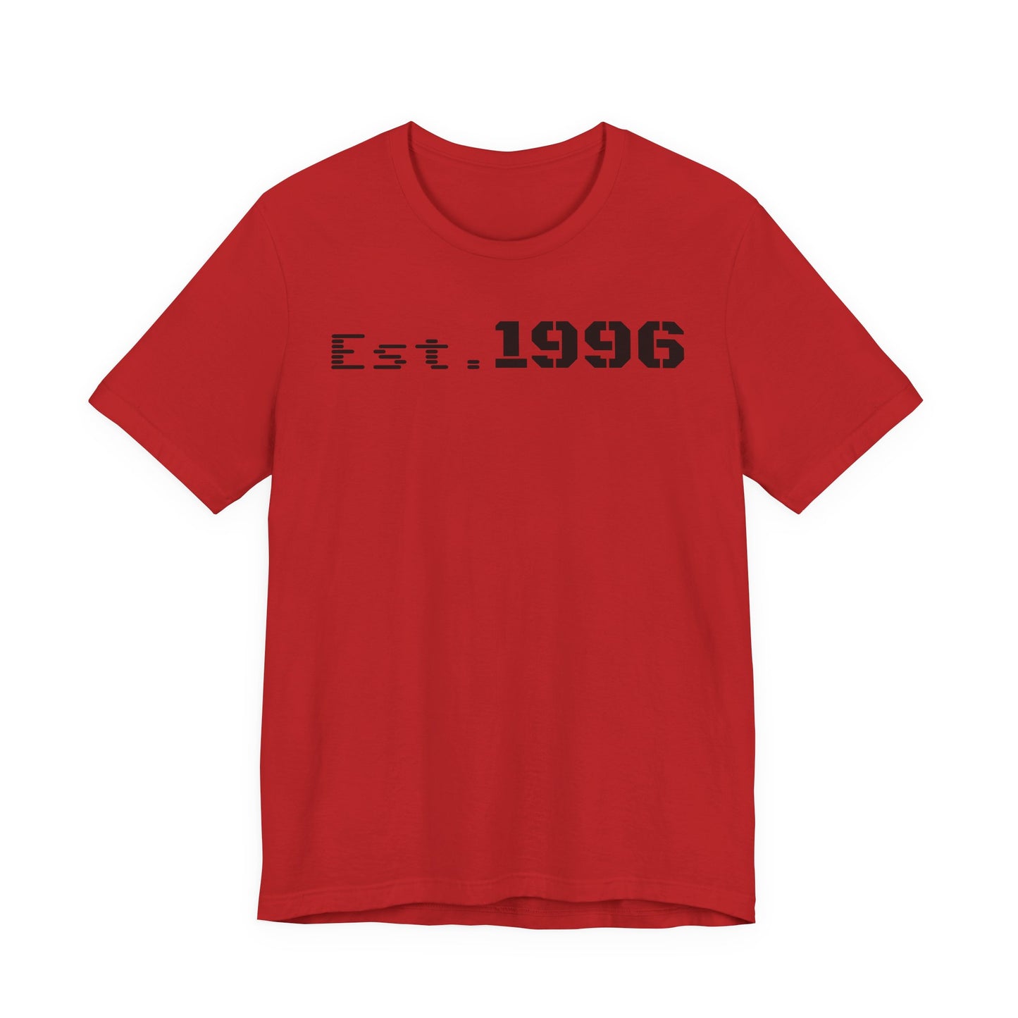 Established 1996 Unisex T-Shirt, Vintage Year Tee, Birth Year Gift, Casual Fashion, Personalized Graphic Tee - TRV