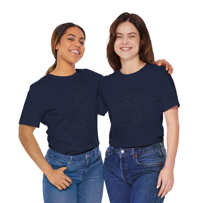 Minimalist Hand Sign Unisex Tee | Casual Everyday Wear | Perfect for Gift Givers