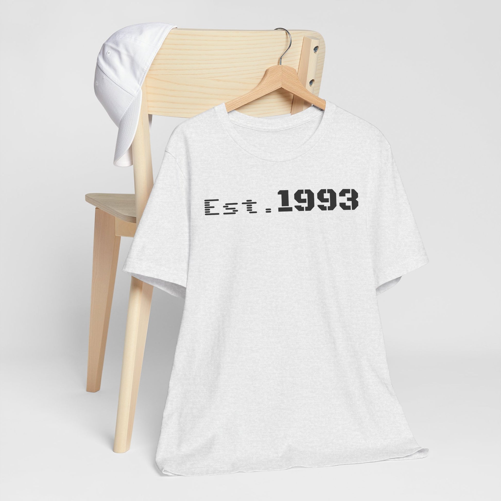 Est. 1993 Unisex Short Sleeve Tee - Perfect for Birthdays, Nostalgia, Casual Wear, Gifts, and Celebrations - TRV