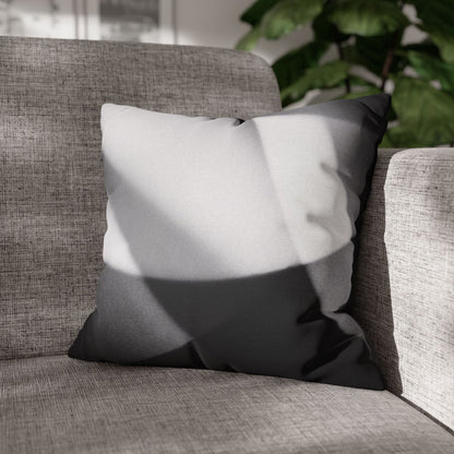 Abstract Black and White Photo Pillowcase, Square Pillowcase