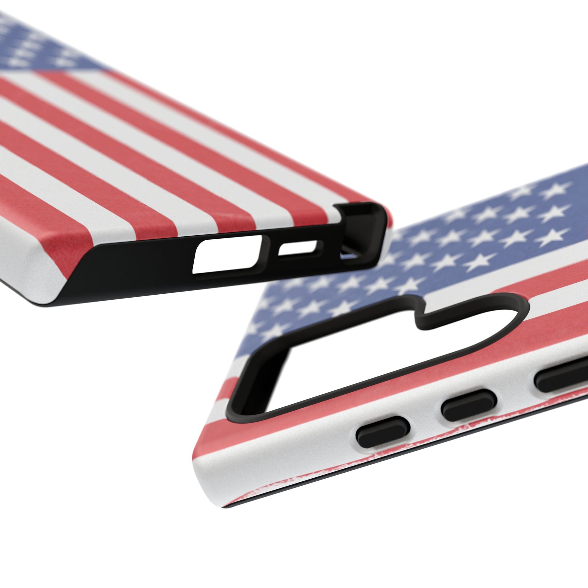 Patriotic Phone Case - Tough Cases for Veterans, USA Lovers, Independence Day, Memorial Day, Flag Design - TRV
