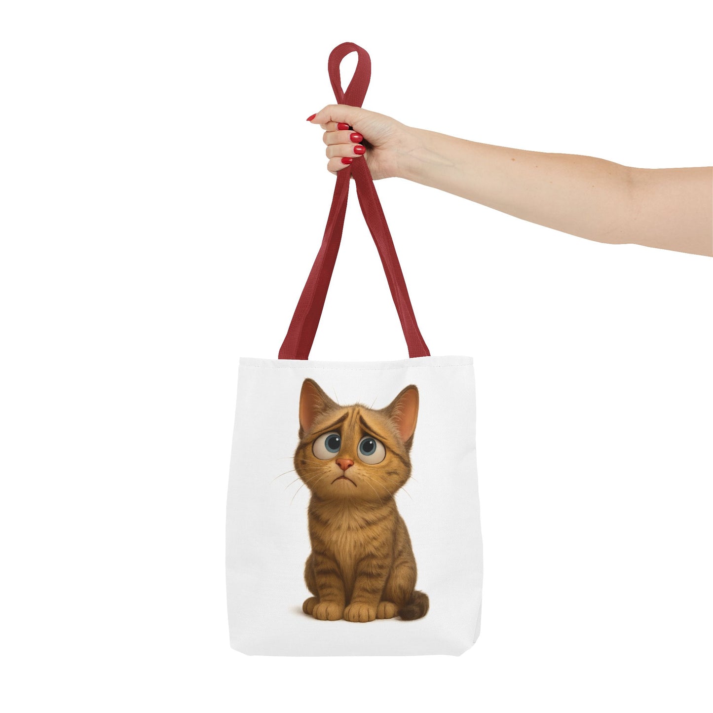 Cute Cat Tote Bag, Animal Lover Gift, Shopping Tote, Reusable Bag, Cute Merchandise, Eco-Friendly Gift - TRV