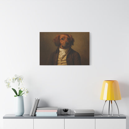 Regal Dog Portrait Matte Canvas - TRV