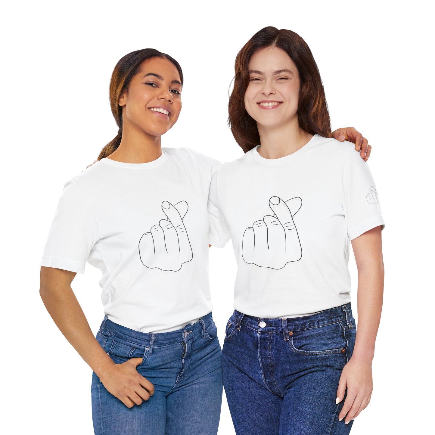 Minimalist Hand Sign Unisex Tee | Casual Everyday Wear | Perfect for Gift Givers