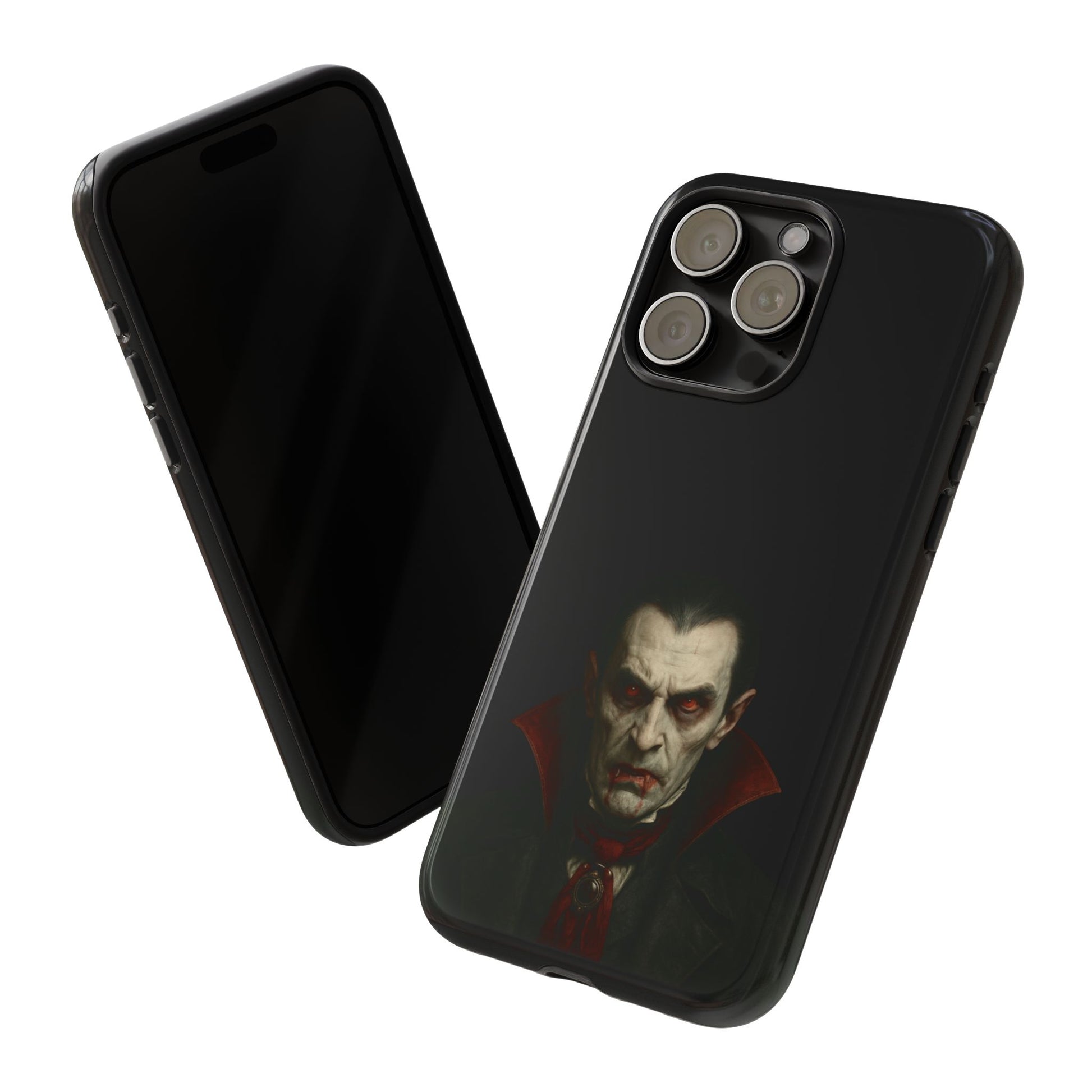 Vampire Phone Case - Tough Cases for Halloween, Gothic Decor, Gifts for Horror Fans, Spooky Accessories, Unique Cellphone Cover - TRV