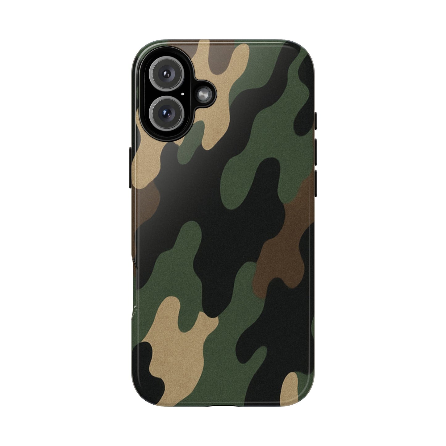 Camouflage Phone Case, Tough Phone Cover, Military Style Accessory, Protective Case for Men, Gifts for Soldiers - TRV