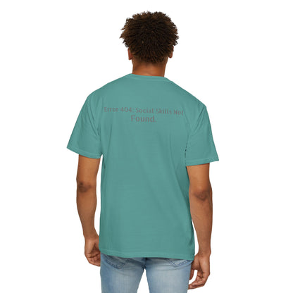 Error 404 Social Skills Not Found T-Shirt | Funny Tech Humor Tee