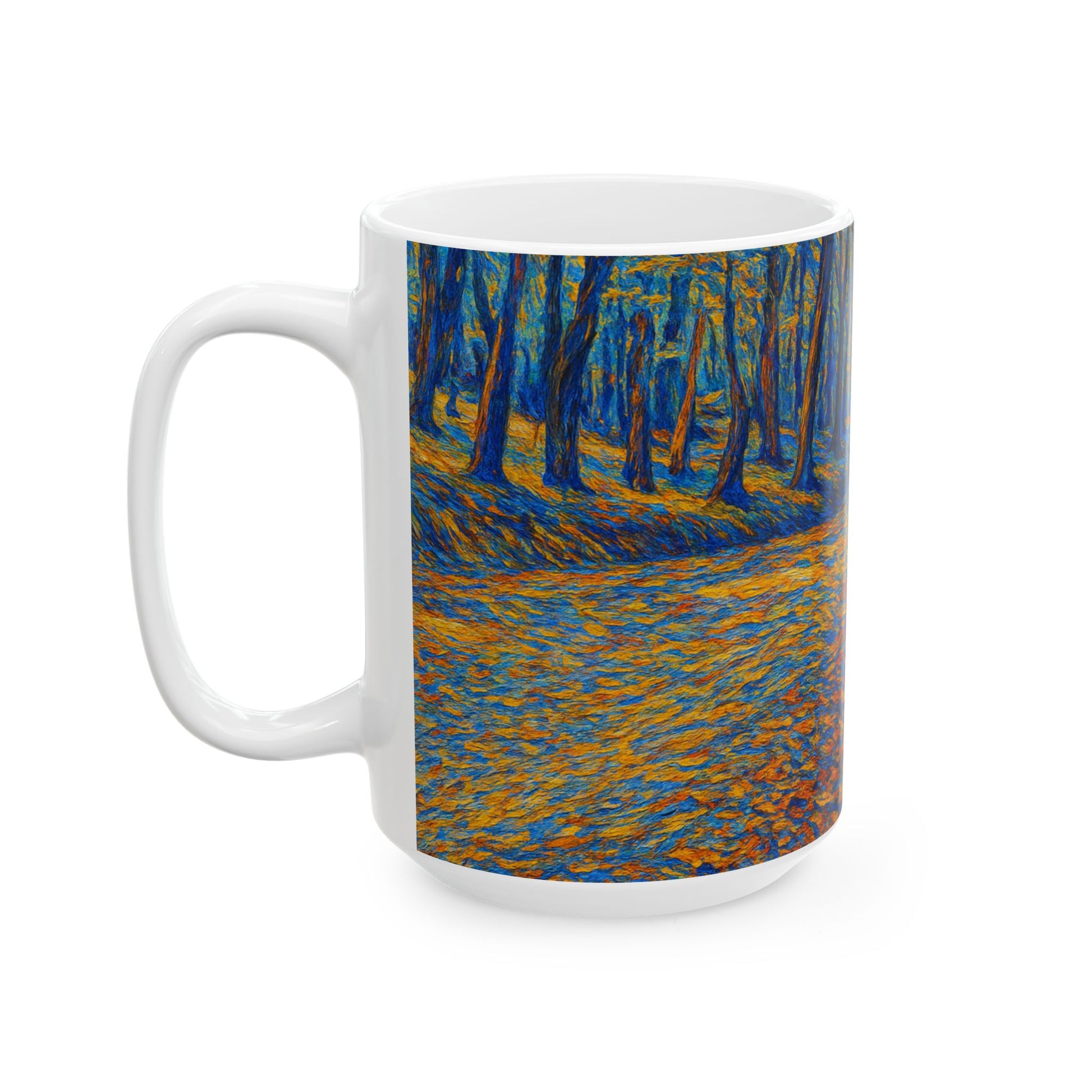 Colorful Abstract Pathway Ceramic Mug - TRV