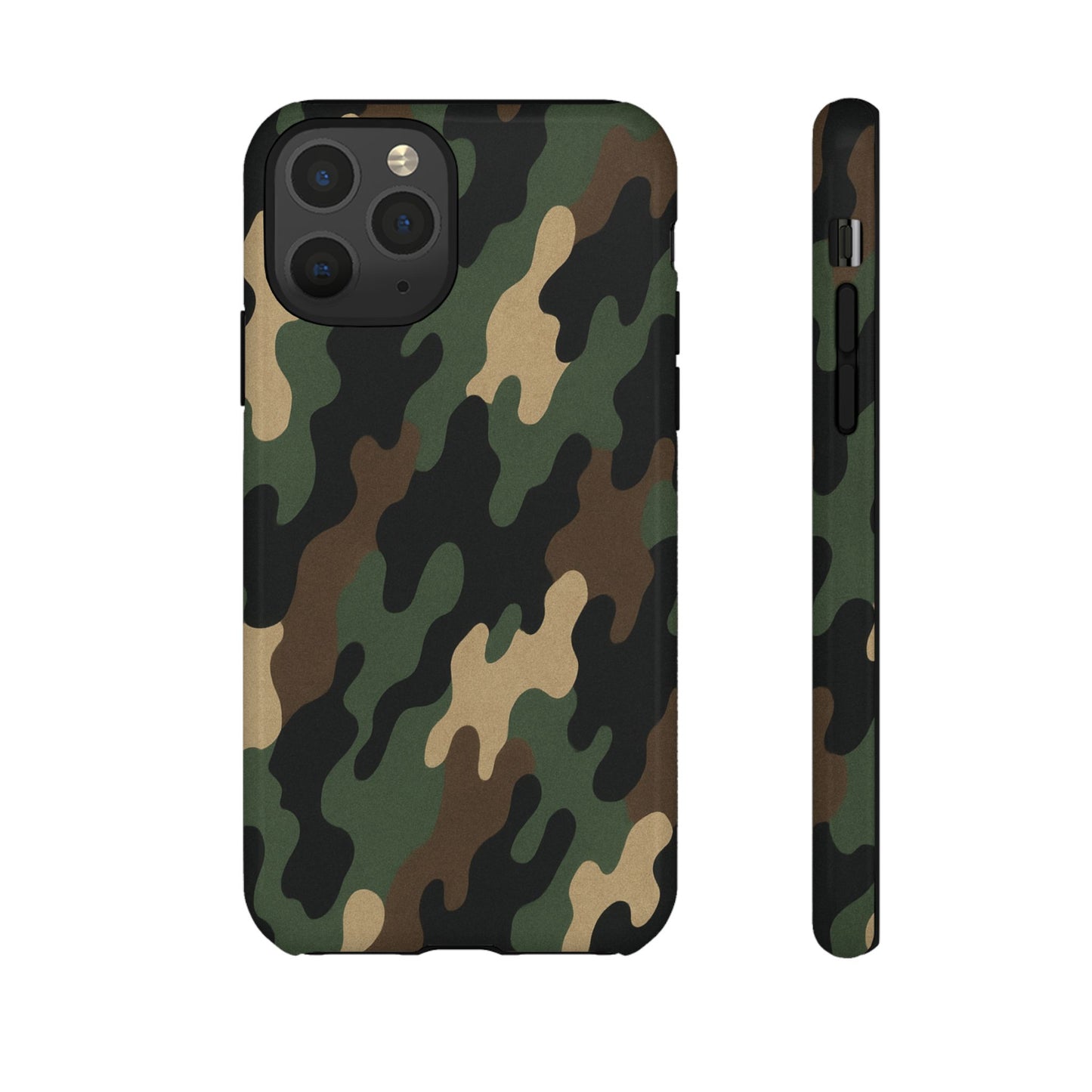 Camouflage Phone Case, Tough Cases, Military Style, Unique Phone Accessories, Gift for Him, Durable Phone Cover - TRV