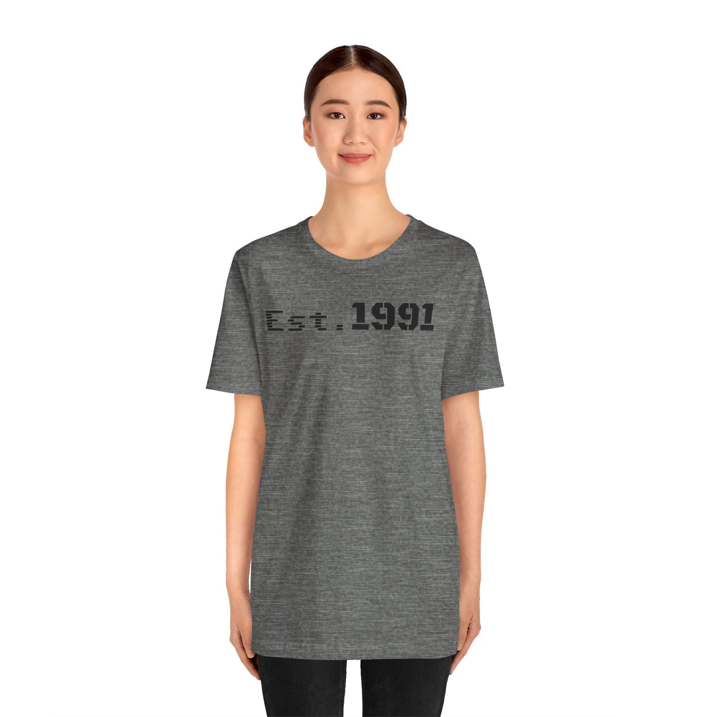 Established 1991 Unisex Jersey Tee | Vintage Anniversary Gift | Casual Wear, Birthday Shirt, Retro Style, Statement Tee, Gift for Him/Her - TRV