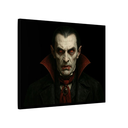 Vampire Portrait Canvas Wall Art – Gothic Dracula Print on Canvas