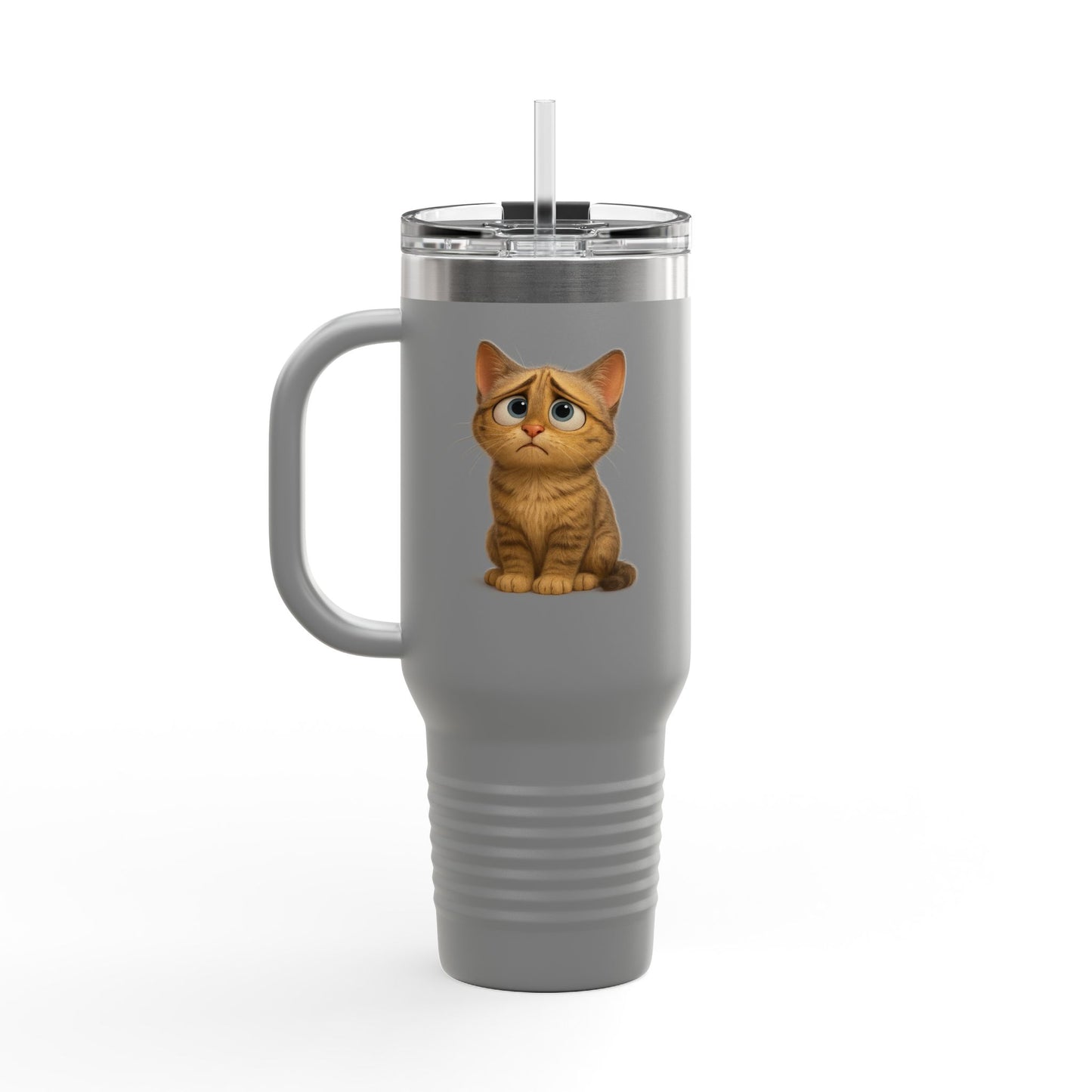 Cute Cat Insulated Travel Mug, 40oz - Perfect for Animal Lovers, Unique Gift for Cat Owners, Coffee on-the-go, Birthday Present, Cute [...]