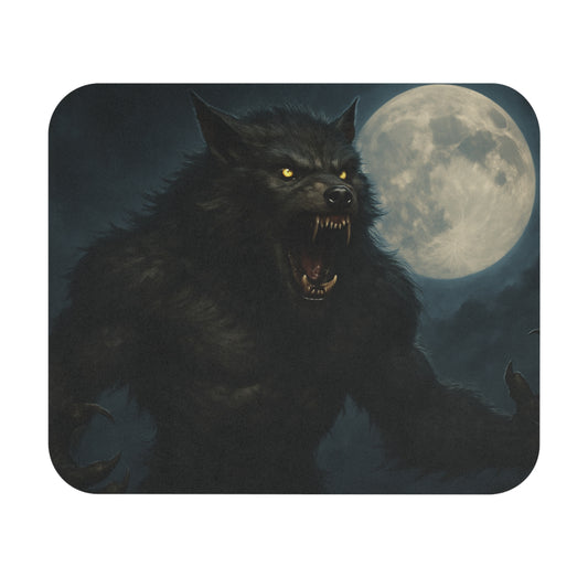 Moonlit Werewolf Mouse Pad | Gaming Desk Accessory - Best Home Decor | Gothic Decor Store | Buy Online