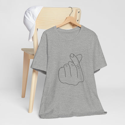 Minimalist Hand Sign Unisex Tee | Casual Everyday Wear | Perfect for Gift Givers