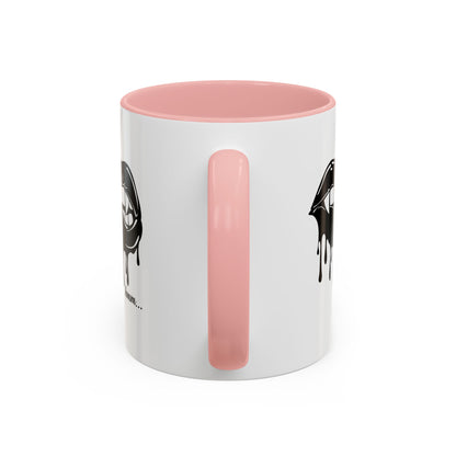Vampire Lip Accent Coffee Mug - 11oz & 15oz - Unique Halloween Gift