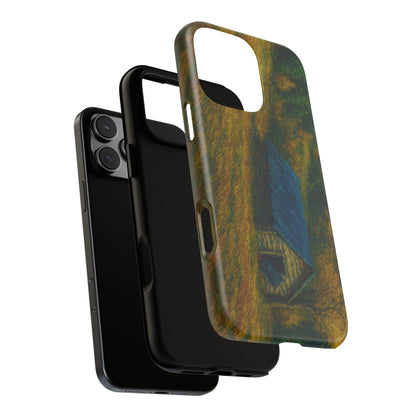 Artistic Phone Case by Tough Cases, Nature-Inspired Phone Protection, Unique Gift for Nature Lovers, Stylish Accessory, Fall Aesthetic - TRV