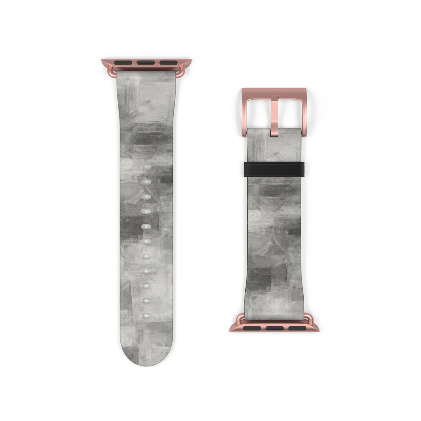 Gray Watercolor Camouflage Watch Band | Neutral Abstract Apple Watch Strap - TRV