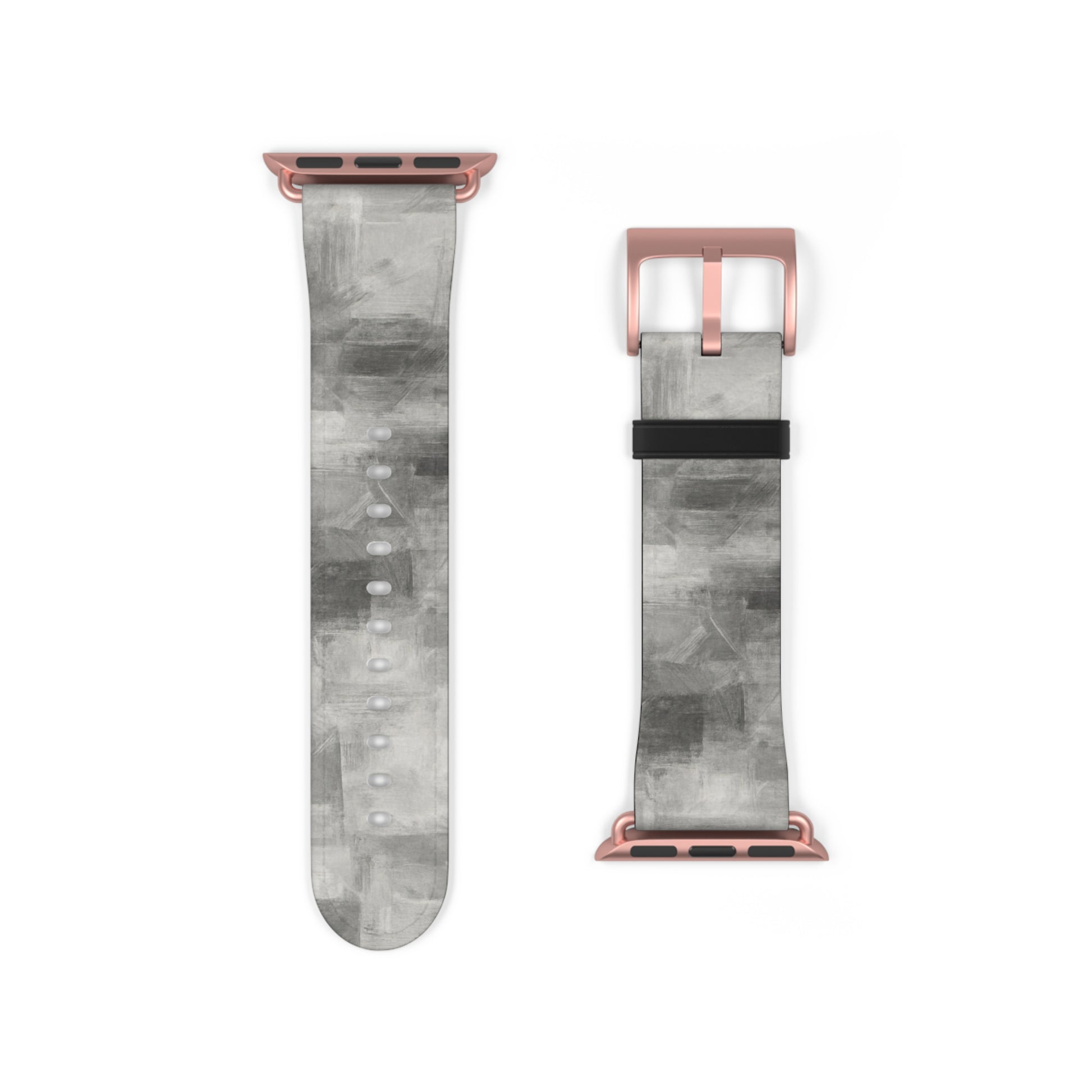 Gray Watercolor Camouflage Watch Band | Neutral Abstract Apple Watch Strap - TRV