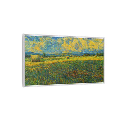 Landscape Matte Canvas, Framed (Multi-color) - TRV