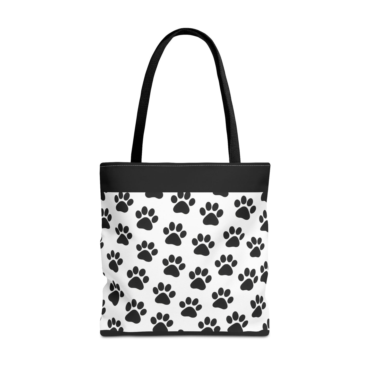 Paw Print Tote Bag, Dog Lover Gift, Shopping Tote, Eco-Friendly Bag, Pet Accessory, Animal Print Carryall - TRV