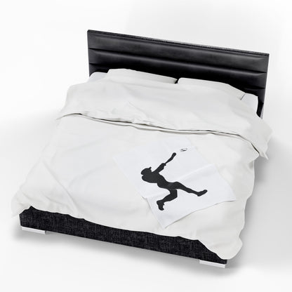 Baseball Velveteen Plush Blanket, Cozy Sports Throw, Soft Blanket for Fans, Great Gift for Baseball Lovers, Home Decor - TRV