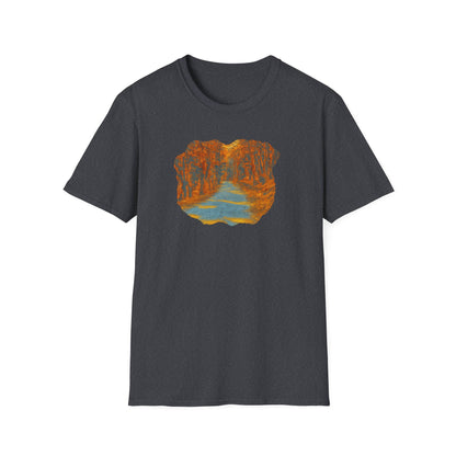 Nature-Inspired Unisex Softstyle T-Shirt, Outdoor Lover Gift, Casual Wear, Ideal for Hiking, Nature Trips, Unique Graphic Tee - TRV
