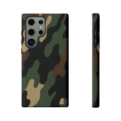 Camouflage Phone Case, Tough Phone Cover, Military Style Accessory, Protective Case for Men, Gifts for Soldiers - TRV