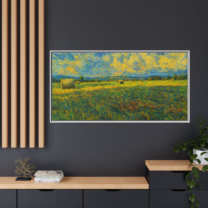 Landscape Matte Canvas, Framed (Multi-color) - TRV