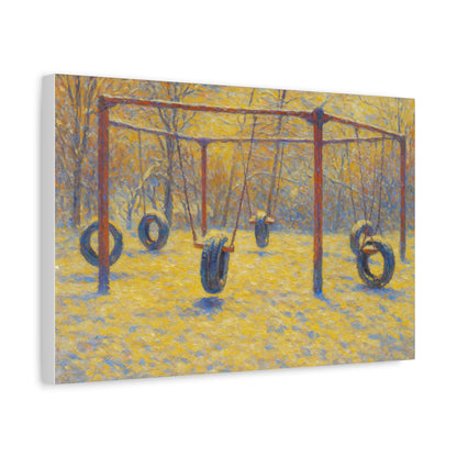 Playground Art Print, Family Room Decor, Nostalgic Wall Art, Kids Room Decoration, Gift for Parents, Children's Playroom - TRV