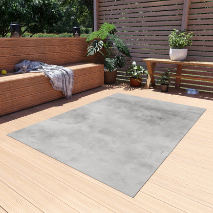 Stylish Outdoor Rug for Patios, Decks, and Gardens | Modern Gray Area Rug, Indoor-Outdoor Flooring, Home Decor - TRV