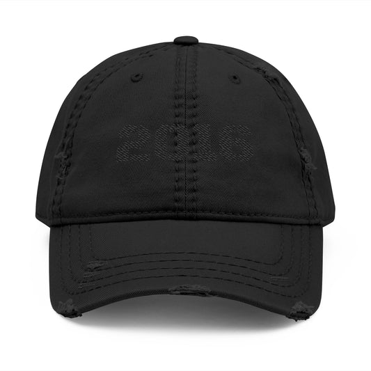 Embroidered Distressed Dad Hat, Cool Streetwear Cap for Men & Women, Casual Vintage Accessory, 2016 Cap, Gift Idea - TRV