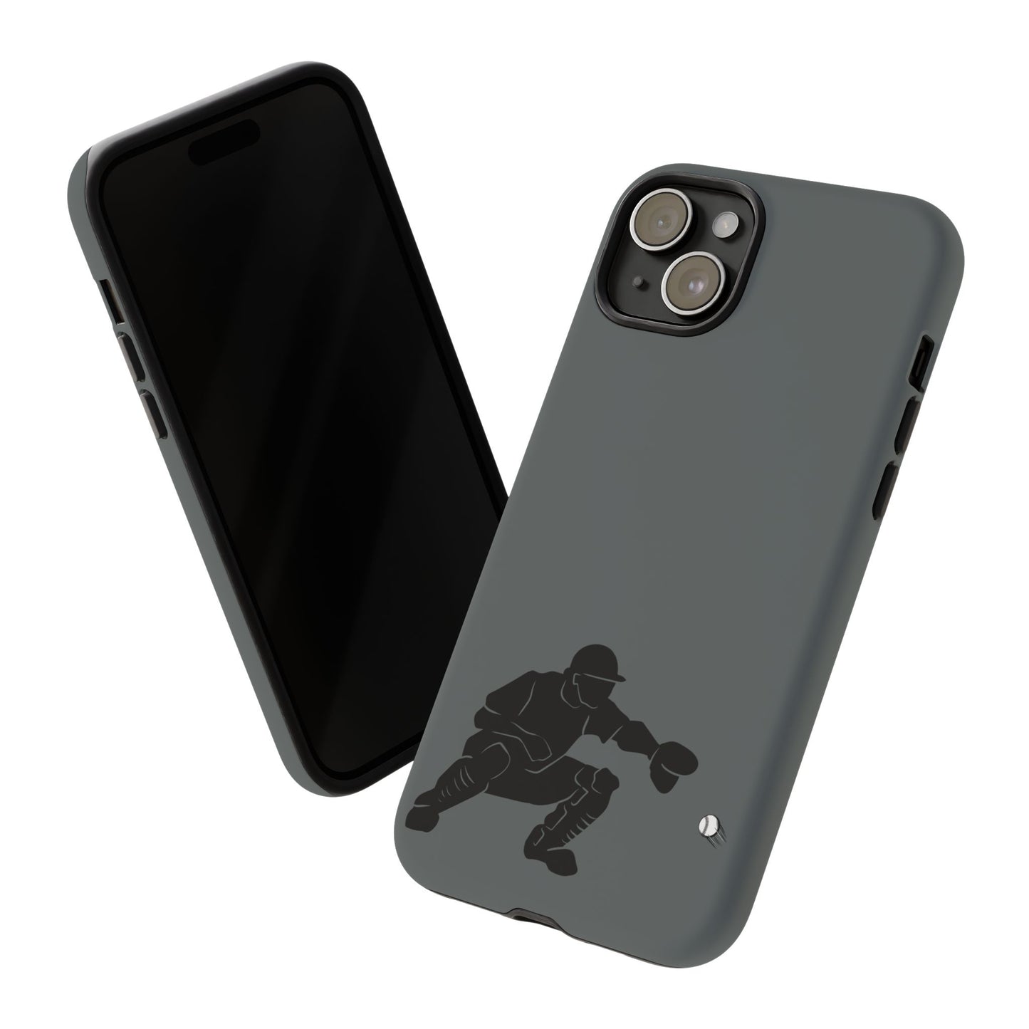 Baseball Catcher Phone Case, Sports Phone Accessory, Tough Cases, Gift for Athletes, Sports Fan Merchandise, Unique Design - TRV