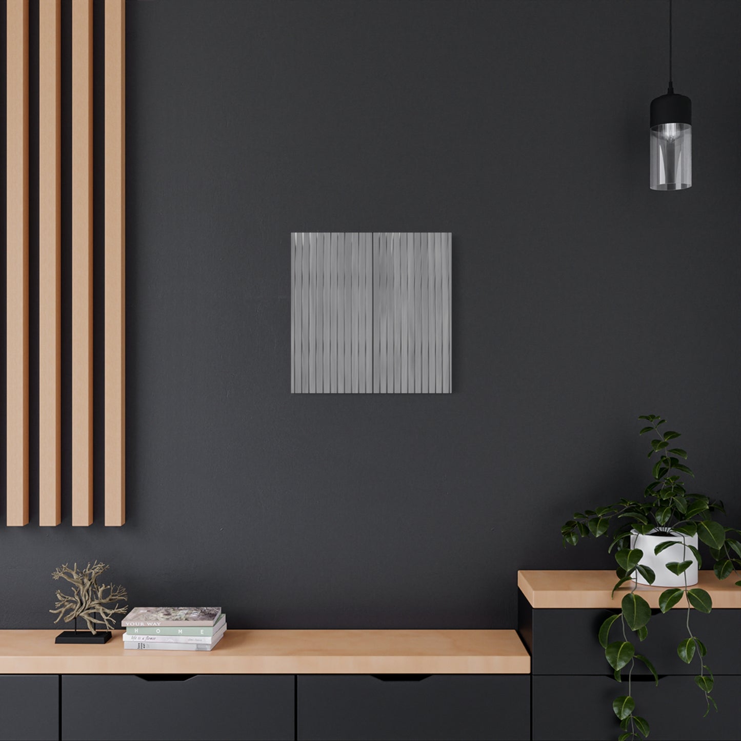 Modern Striped Canvas Art - 1.25" Stretched Wall Decor - TRV