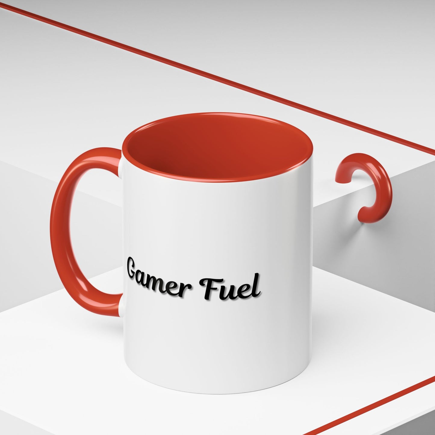 Gamer Fuel Accent Coffee Mug - Perfect for Gamers