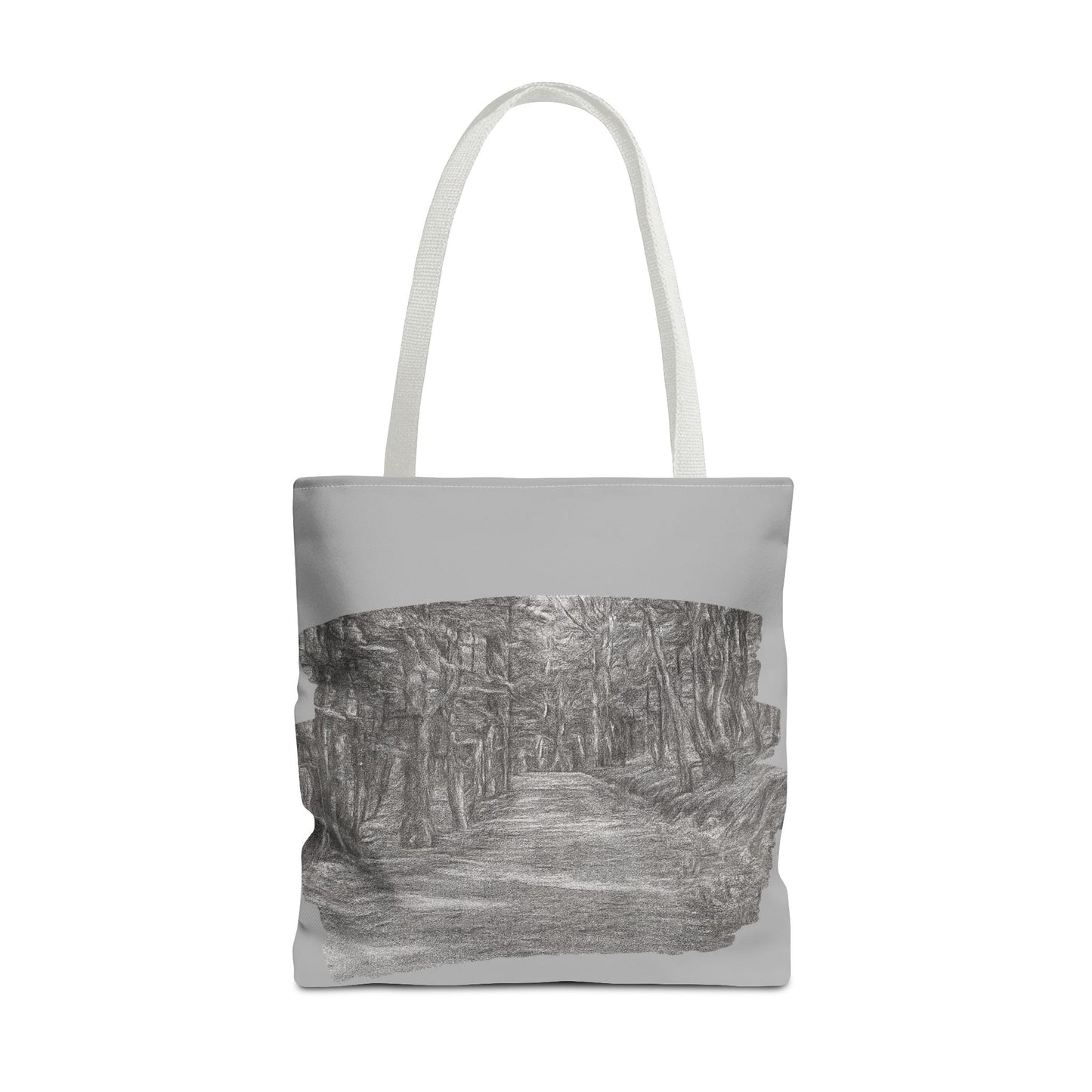 Scenic Path Tote Bag, Reversible Tote, Eco-Friendly Shopper, Outdoor Adventure Bag, Gift for Nature Lovers, Stylish Carryall - TRV