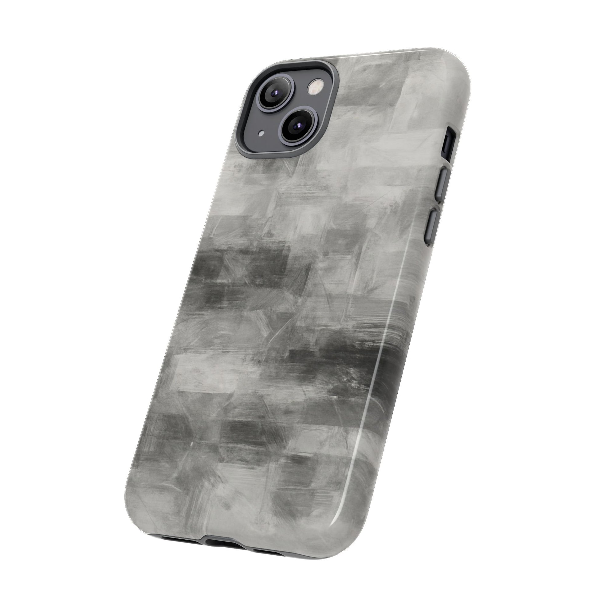Stylish Phone Case for Tough Protection, Marble Grey Design, Customizable Gift for Her, Unisex Mobile Accessory, Birthday Present, [...] - TRV